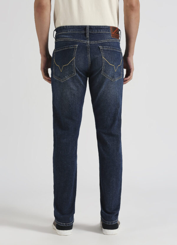 Black / Sky Denim Jeans - Image 2